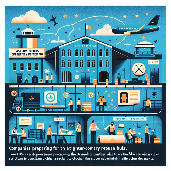 EU approves tougher migrant deportation rules, building on Italy’s Albania offshore processing model