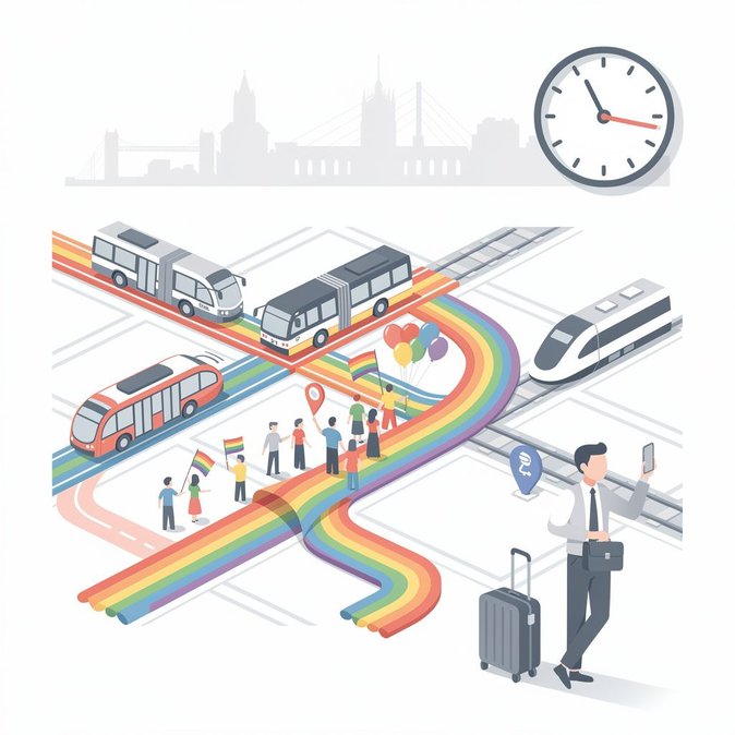 Dublin Pride Parade triggers wide-scale public-transport diversions on 27 June