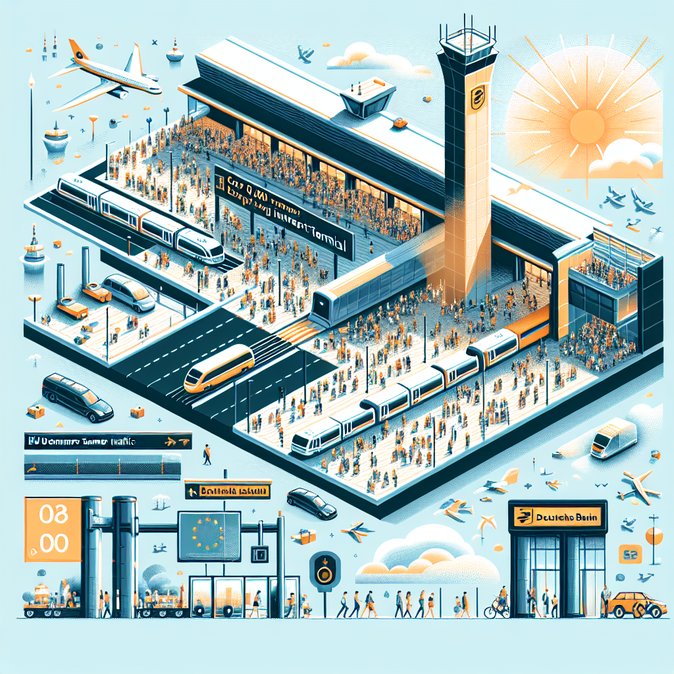 Smooth start to Easter rush at BER airport and Deutsche Bahn