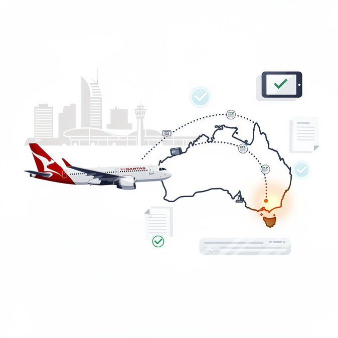 Digital Australia Travel Declaration Pilot Extends to All Qantas Melbourne Arrivals