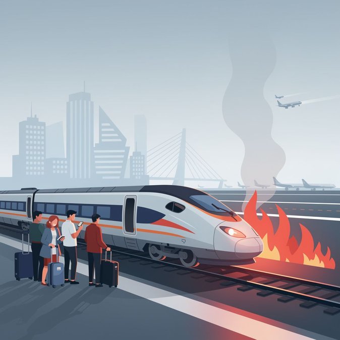 Servicios de Eurostar entre Reino Unido y Países Bajos suspendidos tras incendio en Rotterdam – FCDO emite advertencia de viaje