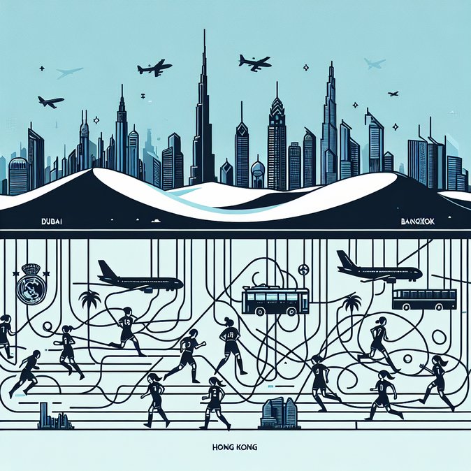 滞留海外的香港女子足球队抵达家乡，凸显遣返难题