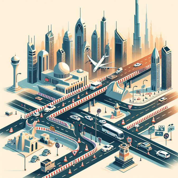 Rolling road closures in Dubai as UAE Tour enters city stage