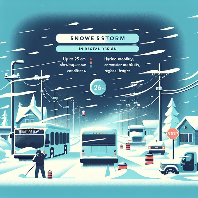 大雪封锁桑德贝乡村交通，北部供应链面临延误风险