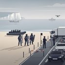 France doubles riot-police patrols on Channel beaches to curb small-boat departures