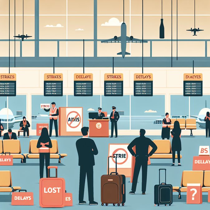 Rolling Airport Strikes Threaten Christmas Flights at Six Major Spanish Hubs