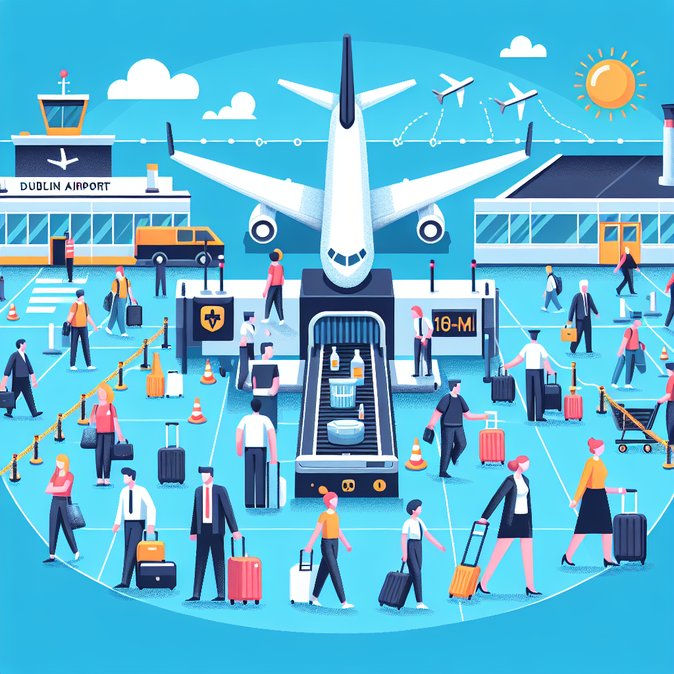 El Aeropuerto de Dublín elimina la regla de líquidos de 100 ml y prevé un récord de 11 millones de pasajeros en verano