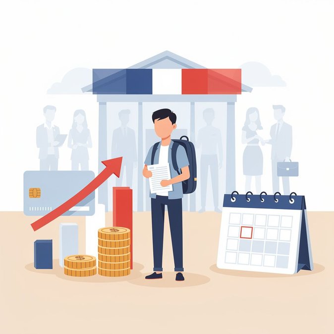 France hikes minimum-resource requirement for student visas as new rule enters into force
