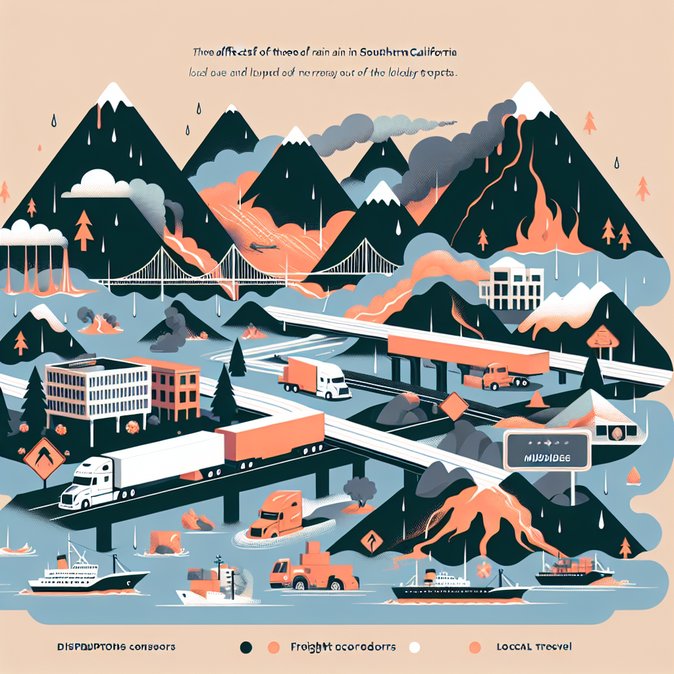 Flash Floods in Southern California Snarl Road Freight and Holiday Getaways