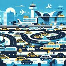 ‘Slow-drive’ taxi protest chokes access to Dublin Airport, forcing companies to rewrite travel plans