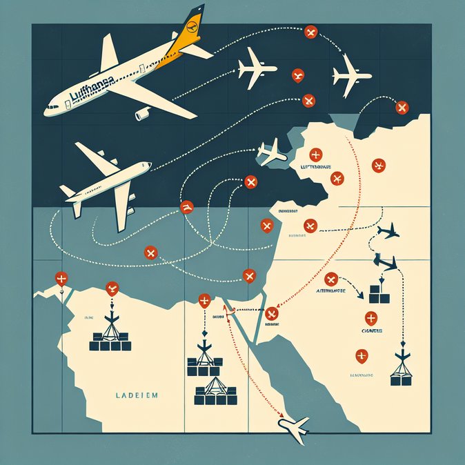Global air-space shutdown ripples into Germany: Lufthansa Group widens Middle-East suspensions