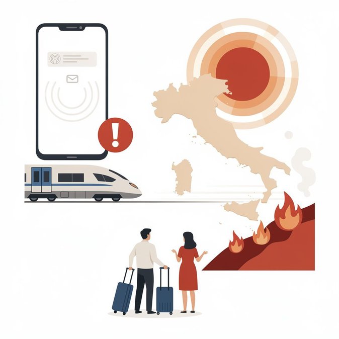 Le ministère britannique des Affaires étrangères met à jour ses conseils de voyage pour l’Italie en raison de la canicule et des grèves