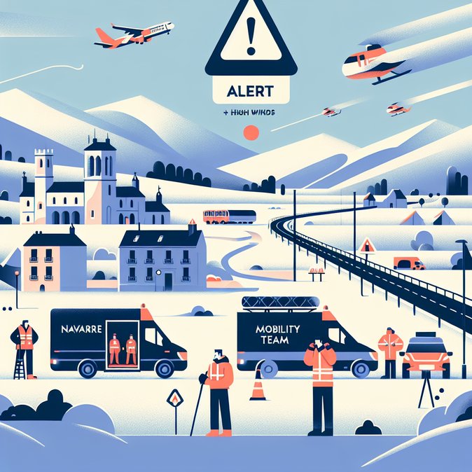 Snow and high-wind alerts threaten travel plans across northern Spain