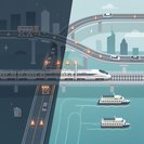 الإعلان عن خدمات قطارات فائقة السرعة وتعديلات في العبارات خلال الأسبوع الذهبي