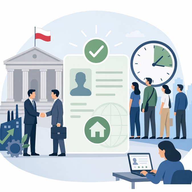 Polish government proposes ‘silent approval’ to clear 500,000-case residence-permit backlog