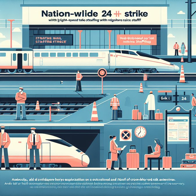 24-Hour Rail Strike Hits RFI Maintenance Hubs, Threatening Weekend Services Nationwide