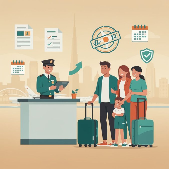 Dubai clarifies visit-visa rules for relatives and friends