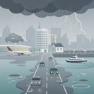 Torrential rain and flooding cause nationwide travel disruption in Ireland