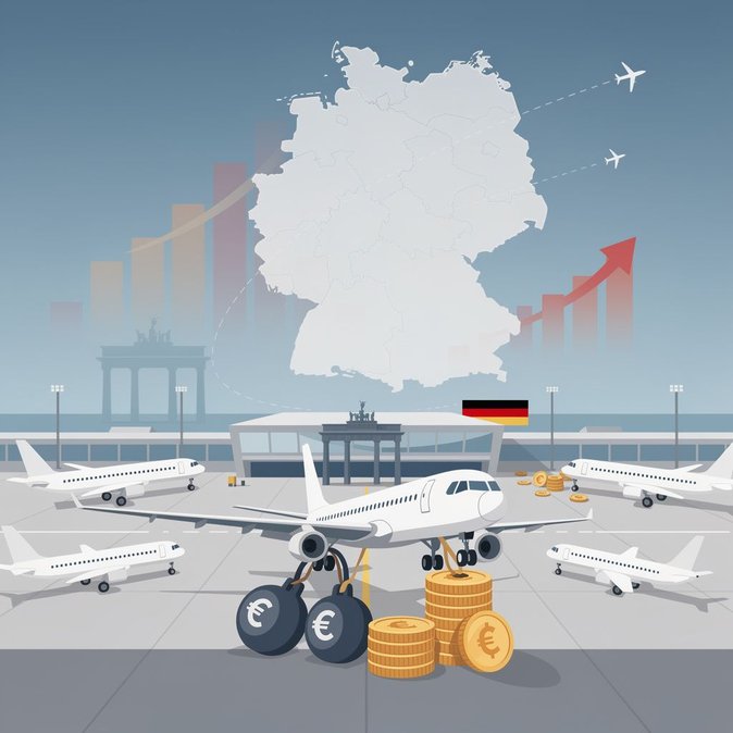 شركات الطيران تحذر الحكومة الألمانية: ارتفاع رسوم المطارات يهدد الربط الجوي في ظل الاستراتيجية الجديدة للطيران