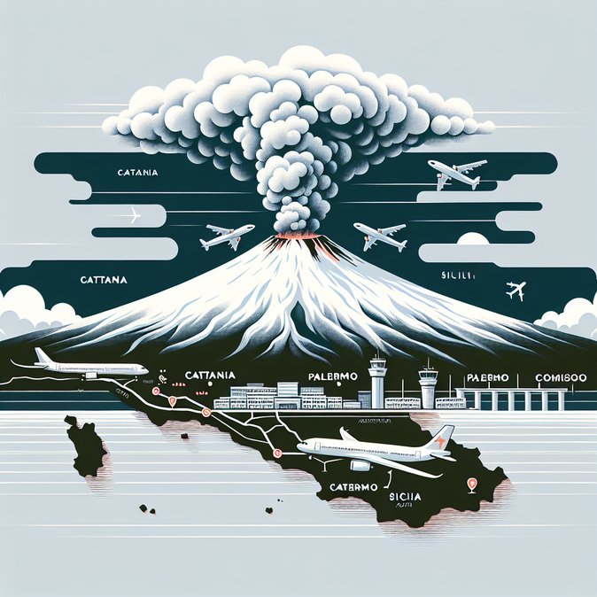 Etna Ash Cloud Forces Catania Arrivals to Divert to Palermo
