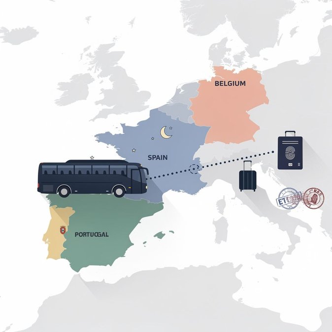 Multi-Country Coach Itinerary Sparks Visa-Choice Confusion Among Schengen Travellers
