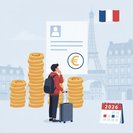 Francia eleva el umbral financiero para visas de estudiantes internacionales a 877,50 € mensuales