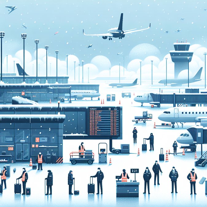 Geneva winter storm and staffing crunch trigger 66 flight delays at Cointrin Airport