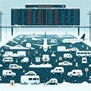 大雪导致赫尔辛基-万塔机场27次航班取消，281次延误，考验芬兰冬季应对能力