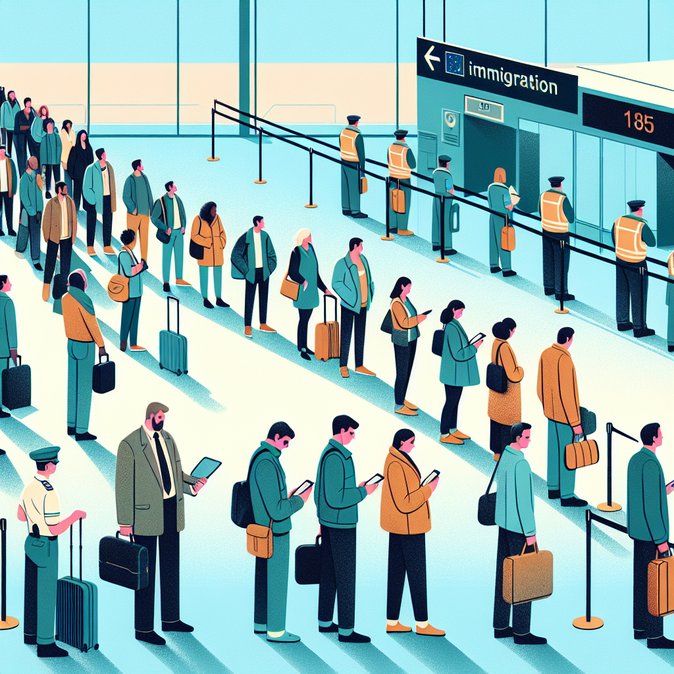 La Implementación Biométrica de la UE Provoca Filas de Tres Horas para Pasajeros del Reino Unido en Aeropuertos Schengen