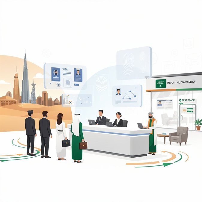 L'ambassade d'Inde à Riyad lance un appel d'offres pour la sous-traitance des services de visa, passeport et OCI.