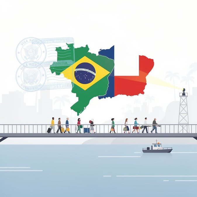 Francia elimina el requisito de visa para brasileños que visitan Guayana Francesa