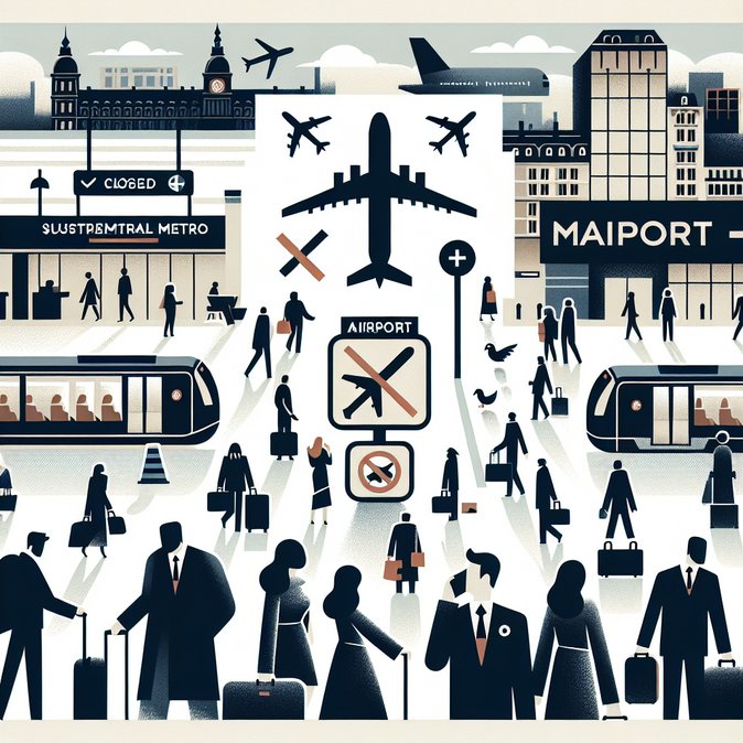 Metro and RER shutdowns disrupt access to CDG and central Paris during 8 May commemorations
