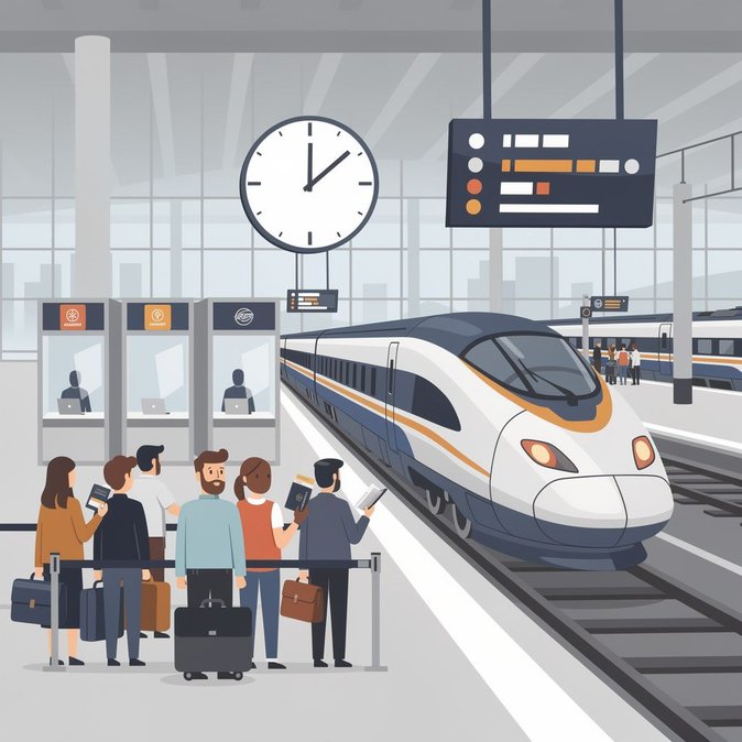 Border-control checks cause Eurostar delays at Brussels-Midi