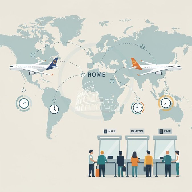Canada, UK and Asia-Pacific partners coordinate with Italy on flight-schedule buffers amid EES delays