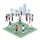 كأس الحرية يستخدم كرة القدم لمساعدة اللاجئين على الاندماج في بيرث خلال أسبوع اللاجئين