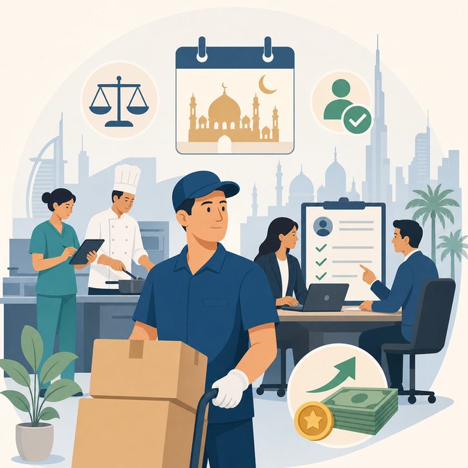 Working through Eid?  UAE Labour Law spells out mandatory pay or compensatory leave