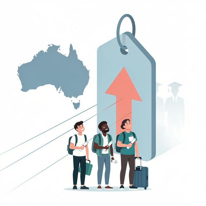 Student visa fee soars to AUD 2,500, sparking fears for university competitiveness