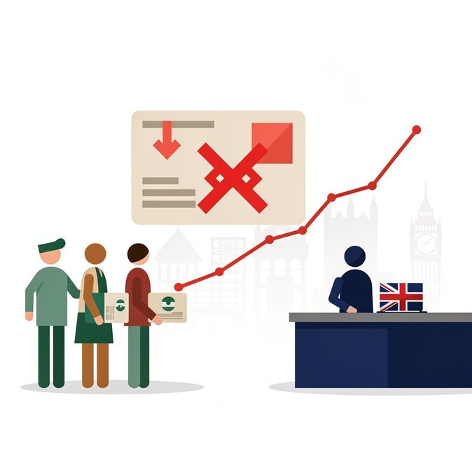 数据显示，自2005年以来，英国因收紧技术工人和学生签证政策，拒发了134万份尼日利亚签证