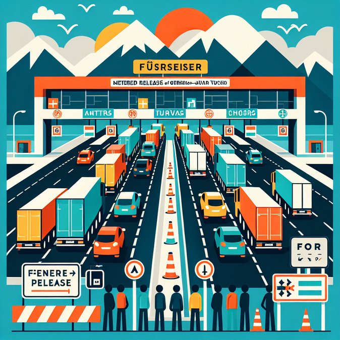 Blockabfertigung at Füssen Tunnel Brings Fernpass (B179) to a Standstill Ahead of National Holiday Weekend