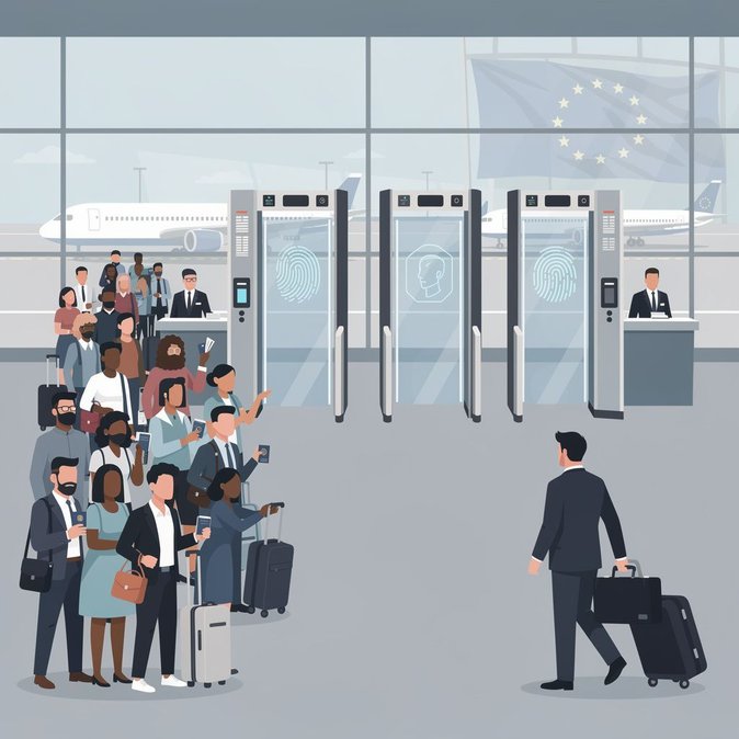 Aeropuertos alemanes instan a Bruselas a permitir la suspensión temporal de los nuevos controles biométricos fronterizos de la UE