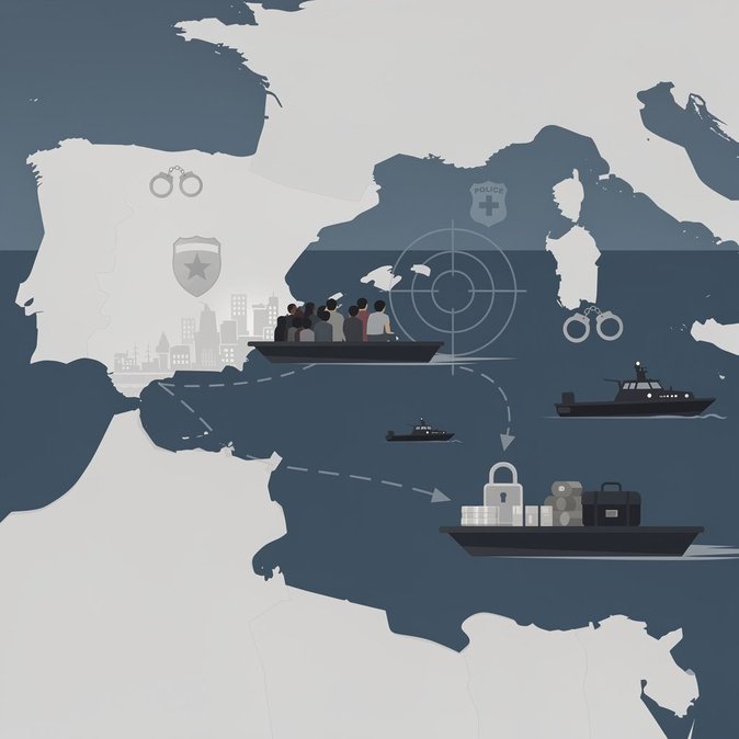 Spanish-Belgian police sting breaks gang that ferried 400 migrants from Algeria to Alicante