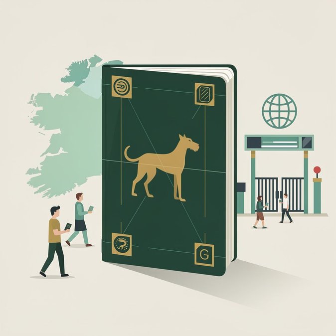 L’Irlande dévoile un nouveau passeport mettant en vedette le lévrier irlandais et doté de mesures de sécurité renforcées