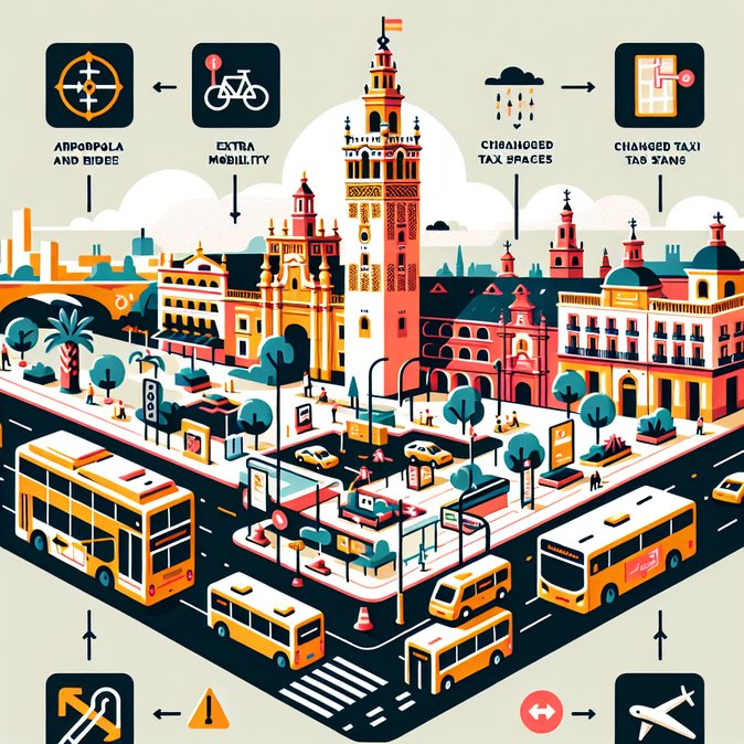 Seville launches Holy-Week traffic plan: full closure of La Campana and rerouted airport bus