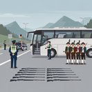 Contrôle aux Frontières : La police allemande saisit 34 fusils dans un bus de tireurs tyroliens à Bad Reichenhall