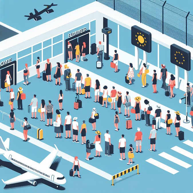 Schengen Entry/Exit System Triggers Long Queues at Frankfurt and Berlin Airports