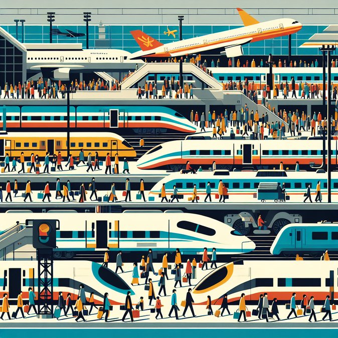 China Adds Trains, Planes and High-Tech De-Icing to Manage 18.5 Million Trips on Holiday’s Final Day