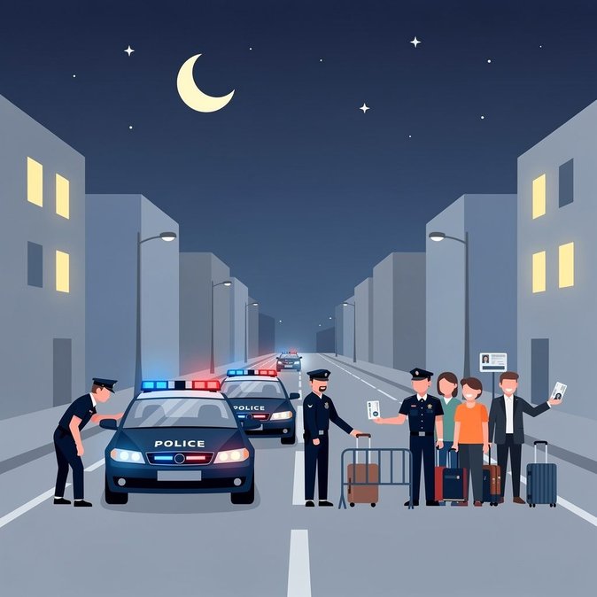 Police Sweep in Nicosia Nets Seven for Traffic Offences and Illegal Residence