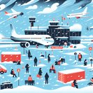 大雪致布鲁塞尔机场取消40个航班，启动橙色冬季应急预案