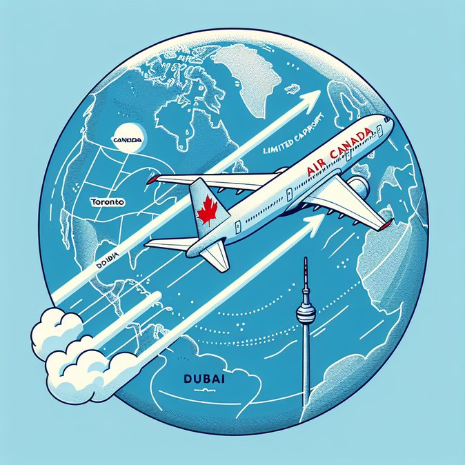 تستأنف الخطوط الجوية الكندية خدمتها إلى دبي بهدوء بينما تختبر شركات الطيران مسارات جديدة في الخليج