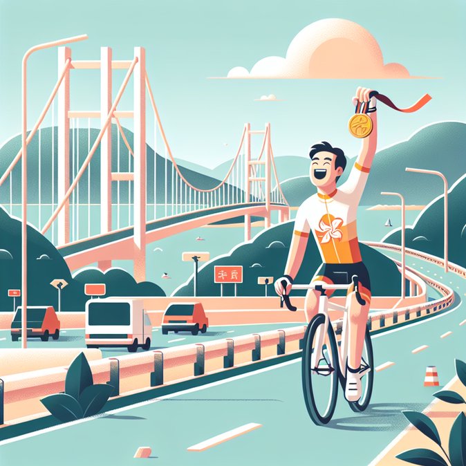 Hong Kong Falls Short of Podium in Cross-Border Cycling Race as Border Re-opens to Weekend Travellers